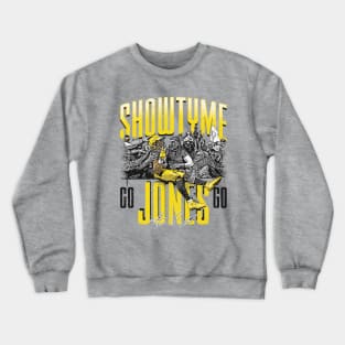 Aaron Jones Green Bay Crowd Leap Crewneck Sweatshirt